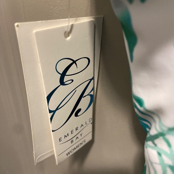 Emerald Bay One Piece Swimsuit SZ 24 Tropical Print - Picture 4 of 4